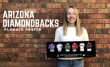 Arizona Diamondbacks uniform history poster