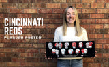 Cincinnati Reds uniform history poster