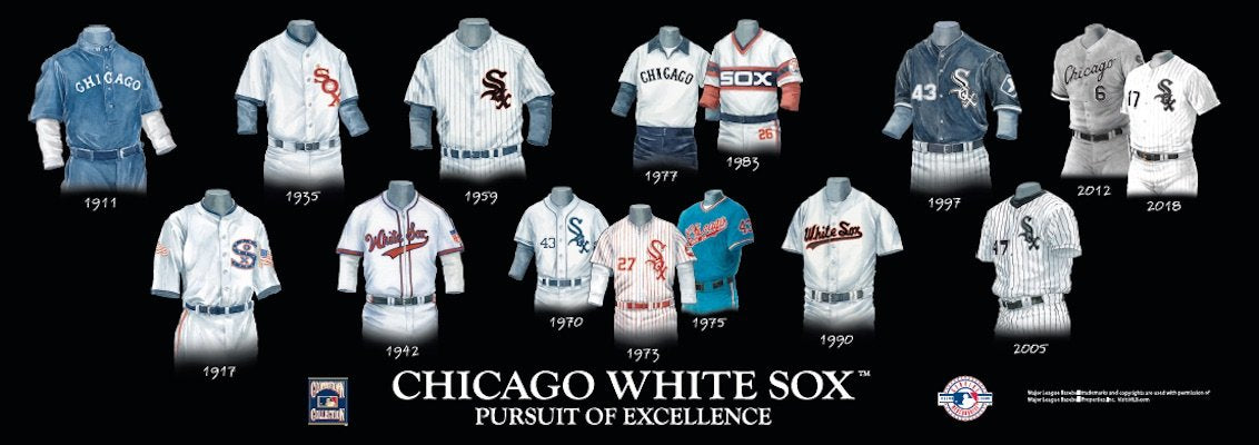 Chicago White Sox Poster, White Sox Artwork Sox Gift, Chicago White So –  McQDesign