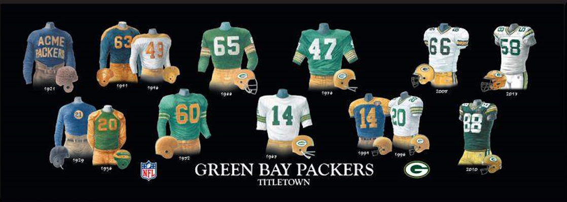 Uniform Timeline: The Evolution of the Green Bay Packers Jersey