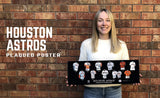 Houston Astros uniform history poster