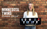 Minnesota Twins uniform history poster