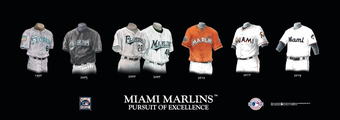 The History of the Miami Marlins' Uniforms - Fish Stripes