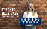 Toronto Blue Jays uniform history poster