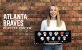 Atlanta Braves uniform history poster