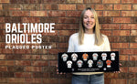 Baltimore Orioles uniform history poster