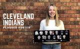 Cleveland Indians uniform history poster
