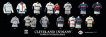 Cleveland Indians uniform history poster