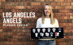 Los Angeles Angels  uniform history poster