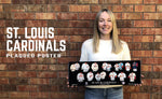 St. Louis Cardinals uniform history poster