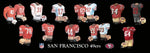 San Francisco 49ers uniform history poster